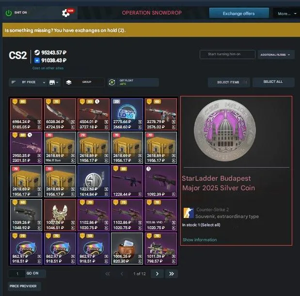 CS215 Prime | 2 KNIFES | AWP crakow | AK-47 ASIIMOV | M4A4 TEMUKAU | M4 DECIMATOR | GLOVE CASES | GAMMA 2 CASES + Classified SKINS  BUDAPEST MAJOR COIN 2025 and More.